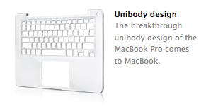 Новый MacBook White Unibody