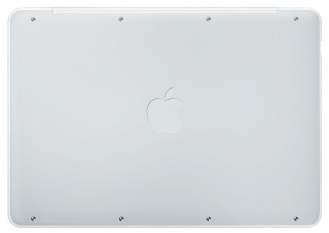 MacBook White Unibody bottom
